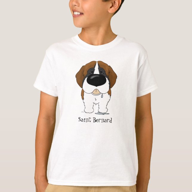 Big Nose Saint Bernard T-shirt (Framsida)