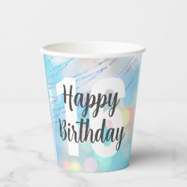 Big Number Bokeh Birthday Pappra Kopp