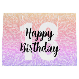 Big Number Mandala Birthday Gift Bags