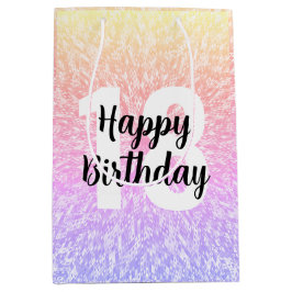 Big Number Mandala Birthday Gift Bags
