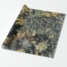 Big Oak Träd Camo, Gift Papper, Wrapping, Gifts, M