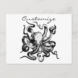 Big octopus Thunder_Cove Vykort