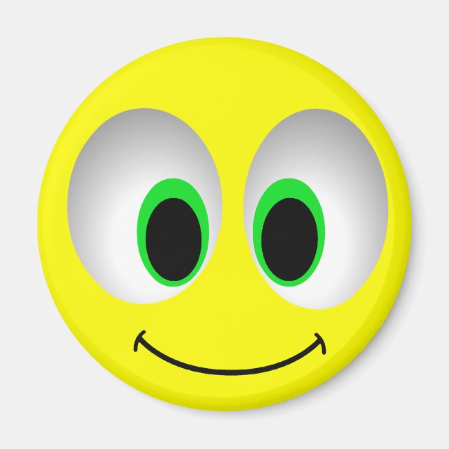 BIG ÖGA ANSIKTE MAGNET (Framsidan)