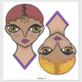 Big Öga Klistermärken