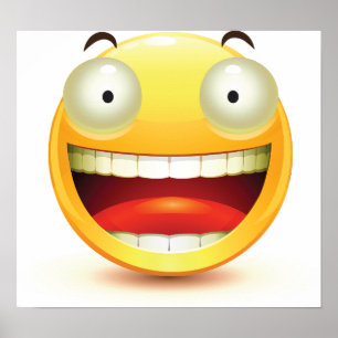 Big Ögon Ansikte Poster