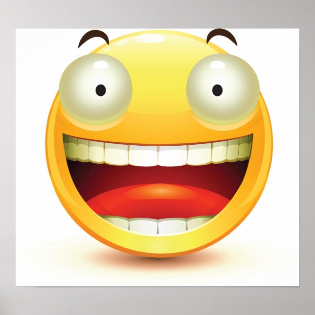 Big Ögon Ansikte Poster (Framsidan)