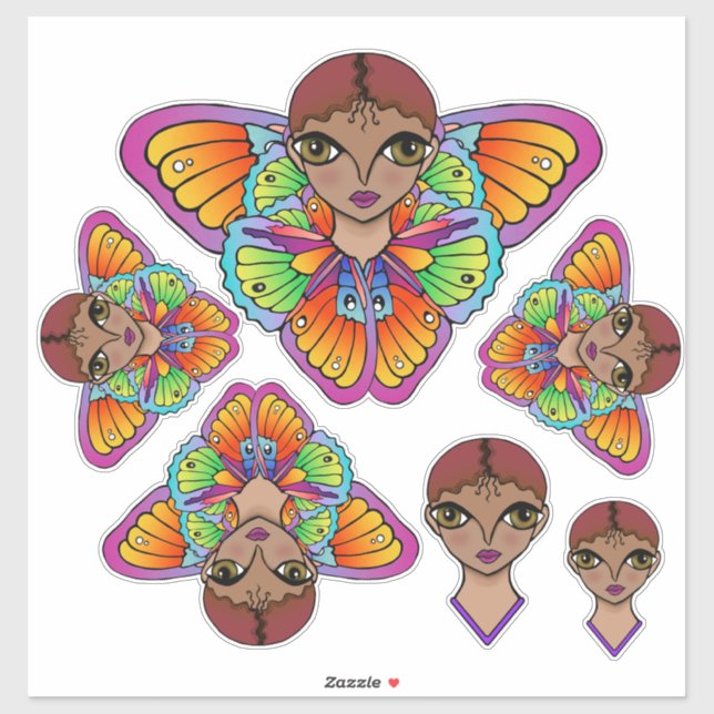 Big Ögon Sticker Klistermärken (Ark)