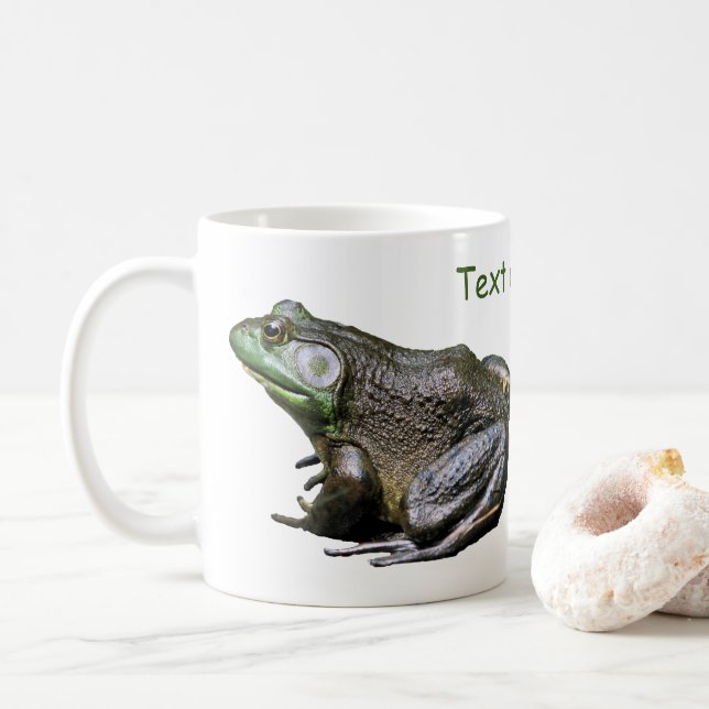 Big Old Bullfrog Nature Personlig Kaffemugg (Med munk)