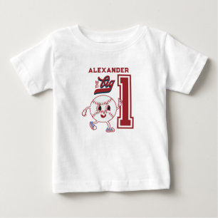 Big One Baseball Rookie Of The Year Första födelse T Shirt