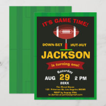 Big One Football Fält-idrotten spelade Boy Birthda