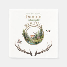 Big One Hunting First Birthday Pappersservett