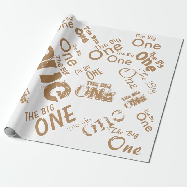 Big One Wrapping Papper Presentpapper (Utrullad)