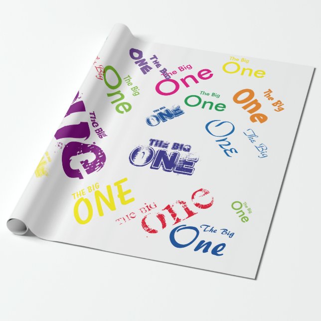Big One Wrapping Papper Presentpapper (Utrullad)