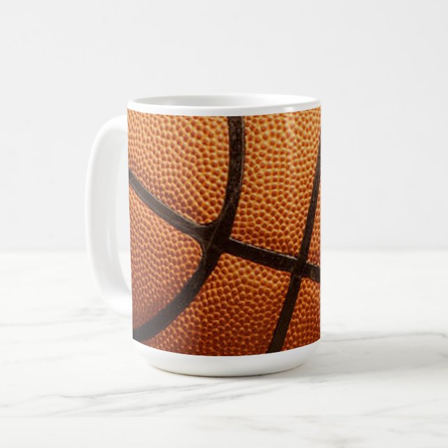 Big Orange Basketball, kaffe Mugg (Framsida vänster)