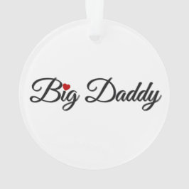 Big pappa med Red Heart