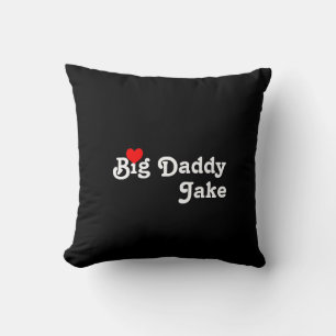 Big Pappa med Red Heart Dekorativ kudde