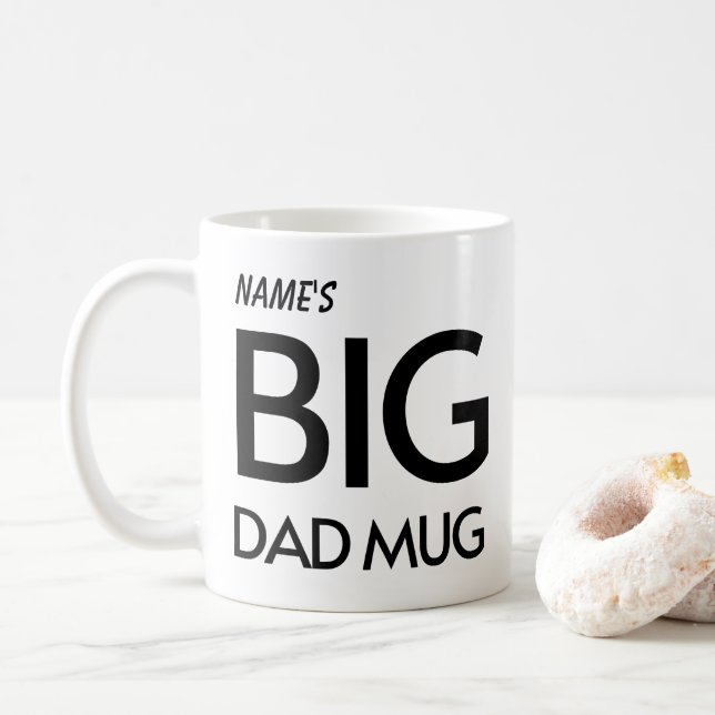 Big Pappa Mugg Funny Fars dag-kaffe Mugg (Med munk)