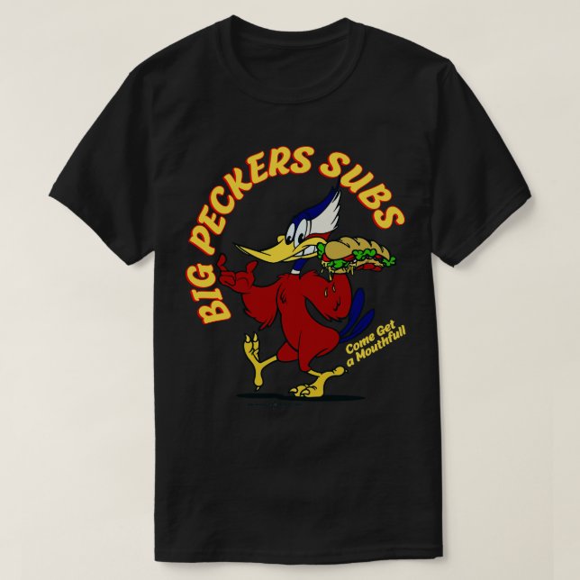 Big Peckers Subs T Shirt (Design framsida)