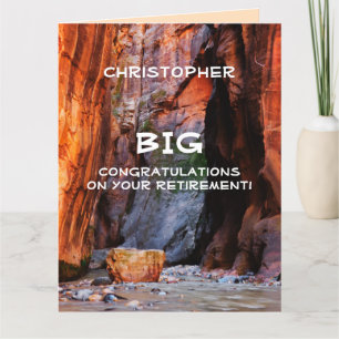 BIG Pension Grattiss JUMBO, Zion Narrows Kort