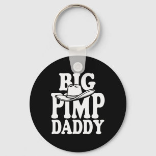 Big Pimp pappa Halloween Costume Nyckelring