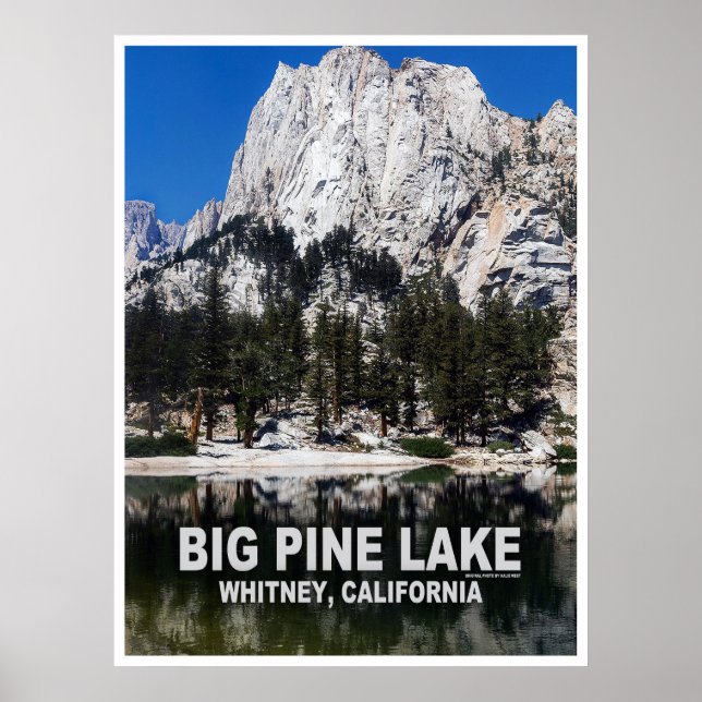 Big Pine Lake Resor Reklamblad Poster (Framsidan)