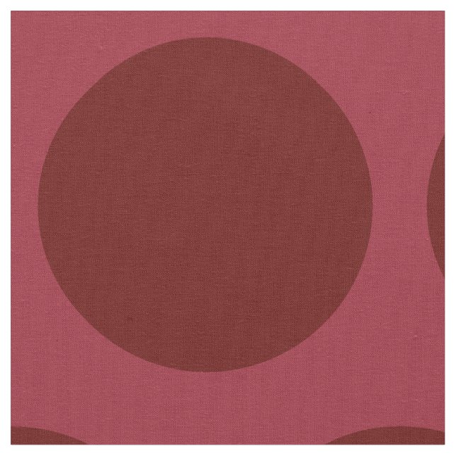 Big Polka Dot Mönster Tyg (Närbild)