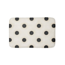 Big Polka dots Black och Antique White