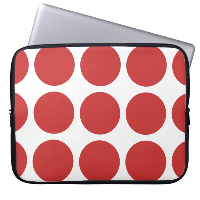 Big Polka dots Electronics Sleeve (Framsidan)