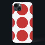 Big Polka dots iPad BT Fodral<br><div class="desc">Cute och trendig Big Polka dots Fodral-Mate,  knappt där iPad-väska. Den här designen har en överdimensionerad stor cirkel polka dots i rött och vitt. Det går att lägga till text till denna design i ge genom att göra den personlig.</div>