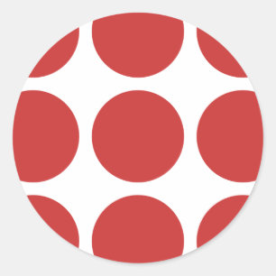 Big Polka dots Stickers Runt Klistermärke