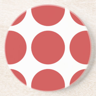 Big Polka dots Underlägg Sandsten