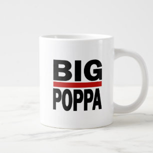 Big Poppa Hip hop Pappa Fars dag Gift Jumbo Mugg