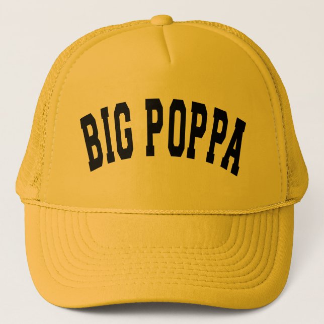 Big Poppa Hip hop Pappa Fars dag Keps (Framsida)