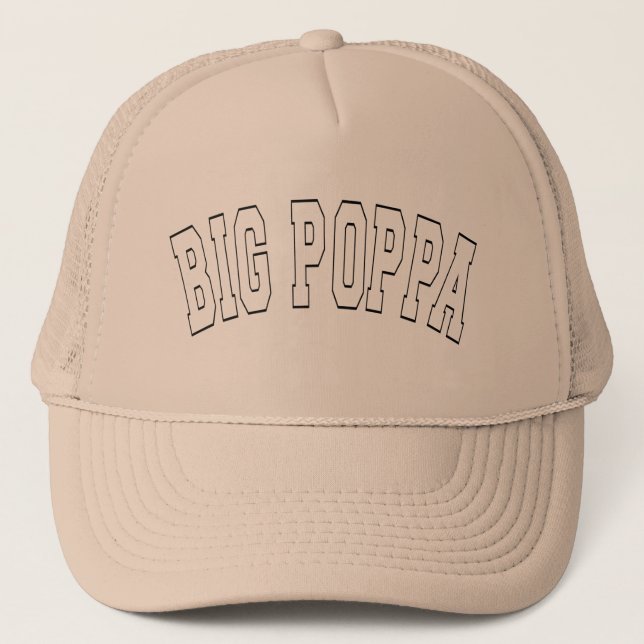 Big Poppa Hip hop Pappa Fars dag Keps (Framsida)
