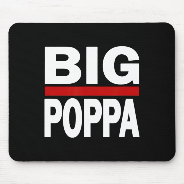 Big Poppa Hip hop Pappa Fars dag Musmatta (Framsidan)
