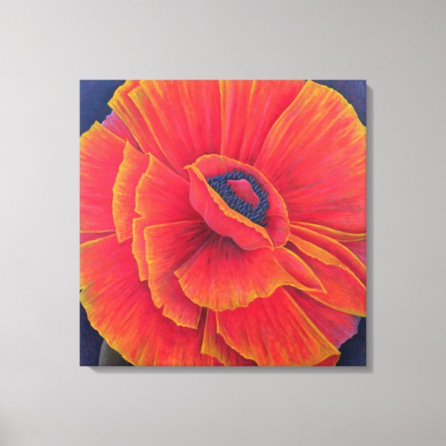 Big Poppy 2003 Canvastryck (Framsida)