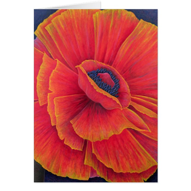 Big Poppy 2003 Hälsningskort (Framsidan)