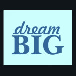 BIG-poster för dröm - anpassa Poster<br><div class="desc">, </div>