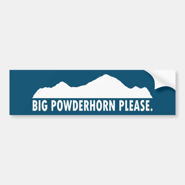 Big Powderhorn, tack Bildekal (Framsidan)