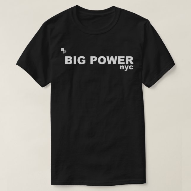 Big Power Nyc T Shirt (Design framsida)