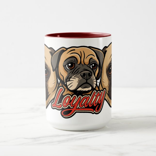 Big Pug Mug by Phil Elmore Mugg (Center)