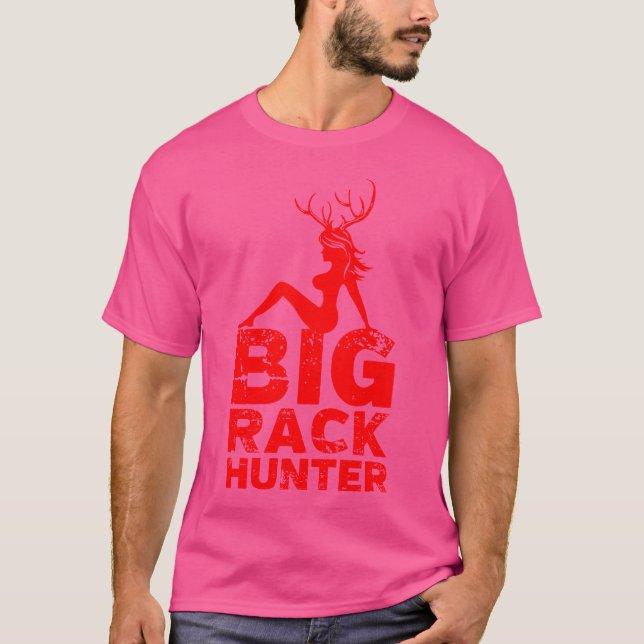 Big Rack Hjort Hunter Shirt Funny Pro Hunters Gi T Shirt (Framsida)