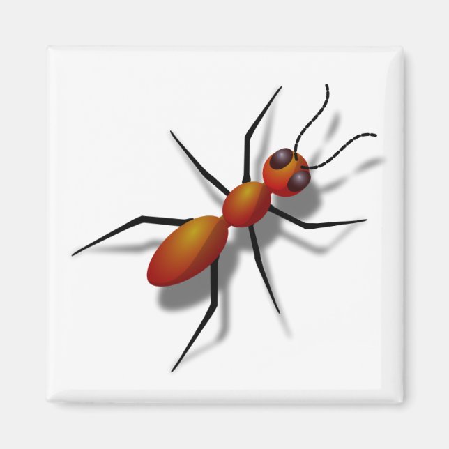 Big Red Ant Magnet (Framsidan)