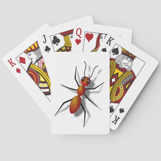 Big Red Ant Spel Kort (Baksidan)