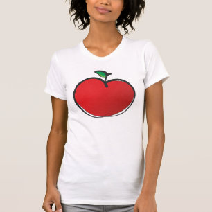 Big Red Apple Teckning Tröja