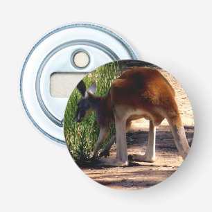 Big Red Australian Kangaroo Magnetic Flaska Öppna Flasköppnare