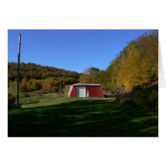 Big Red Barn Hälsningskort