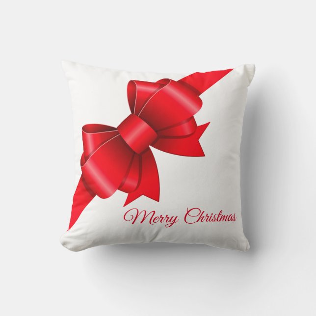 Big Red Bow-jul Kudde (Framsida)