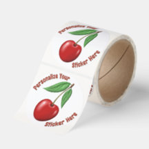 Big Red Cherry Graphic Design Personalized