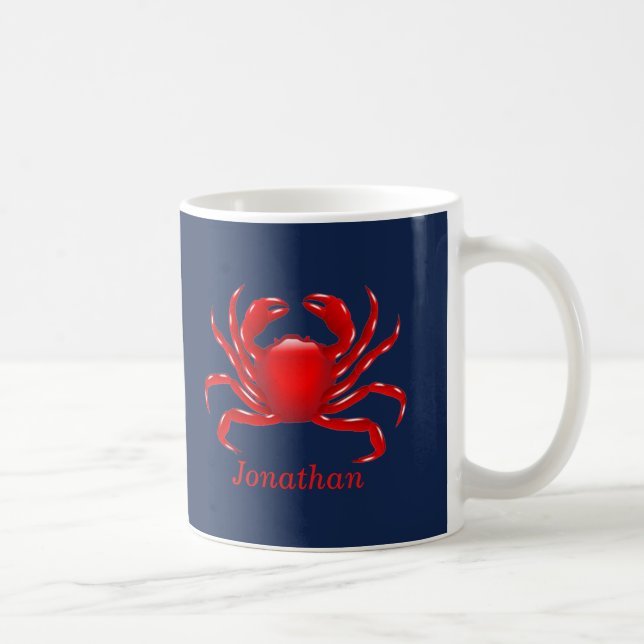 Big Red Crab Back to school Dorm Essentials Kaffemugg (Höger)